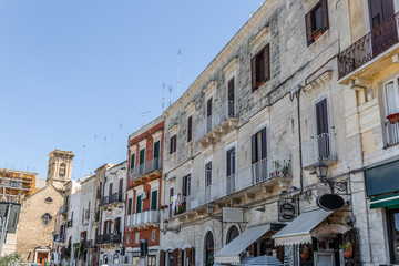 Fototapeta na wymiar Old town Bari, Puglia, capital of Apulia, southern Italy
