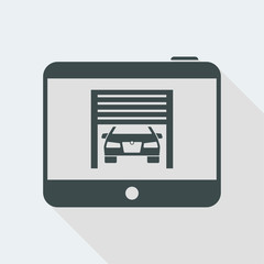 Car garage application on tablet