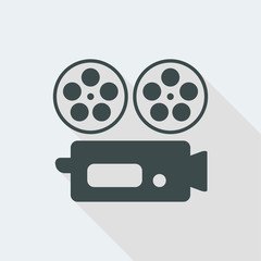 Cinema video camera icon