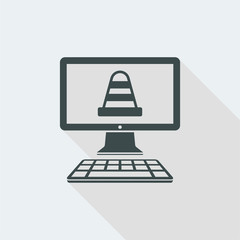 Computer in maintenance status