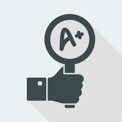 Best result concept icon