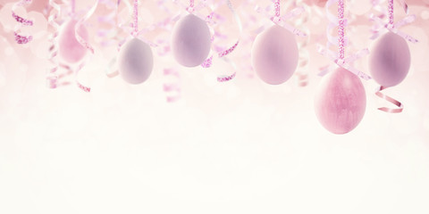 Holiday Easter pink background
