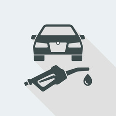 Car fuel concept icon
