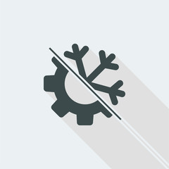 Cool temperature settings icon