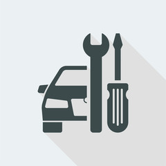 Car assistance symbol icon