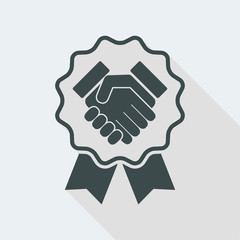 Official agreemet symbol icon