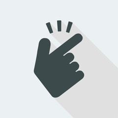 Snap gesturing icon