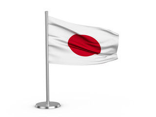 Flapping flag Japan