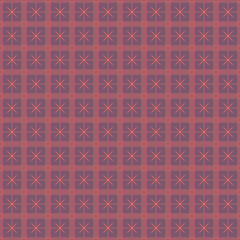 Vector seamless asian pattern with geometric elements