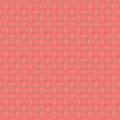 Vector seamless asian pattern with geometric elements