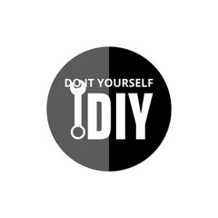 DIY Do It Your Self Letter Initial Logo or icon