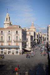 Catania city centre, Sicily, Italy