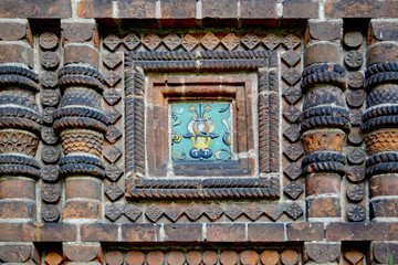 The tile of the Temple of the Beheading of John the Baptist in the city of Yaroslavl, Russia, created in the 17th century