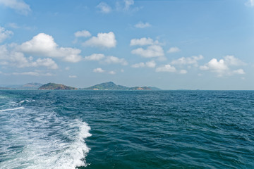 Beautiful Landscape in Thailand with sea and rocks