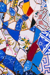 Arrière plan carrelage coloré en mosaïques