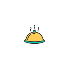 Food icon design. Gastronomy icon vector design