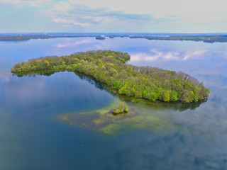 Island in lake
