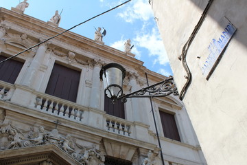 Fototapeta na wymiar detail of old building