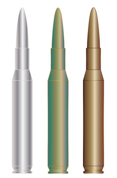 Bullet Shell Set Vector Eps 10