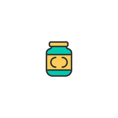Mustard icon design. Gastronomy icon vector design