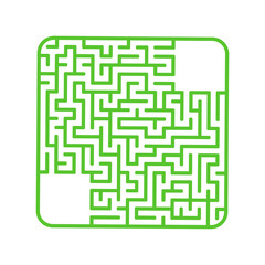 Abstact labyrinth. Game for kids. Puzzle for children. Maze conundrum. Color vector illustration.