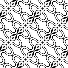 Design seamless monochrome zigzag pattern