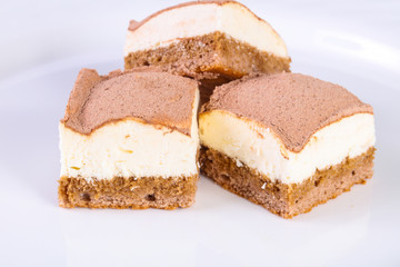 Cake with cream