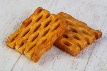 Delicious puff pastry