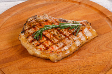 Pork loin with rosemary