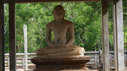 Buddha Samadhi statue in Anuradhapura, Sri-Lanka