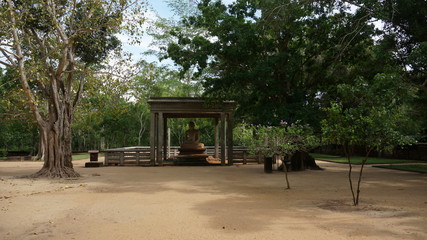 Fototapeta na wymiar Buddha Samadhi statue in Anuradhapura, Sri-Lanka
