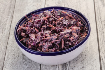 Cole slaw salad with cabbage