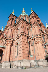 Fototapeta na wymiar Uspenski Cathedral, Helsinki, Finland