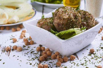 meat falafel