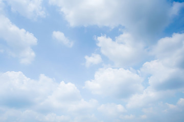 Clear and sunset sky  with cloud in summer