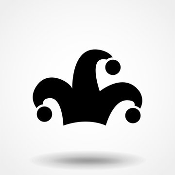 Jester's cap icon black color