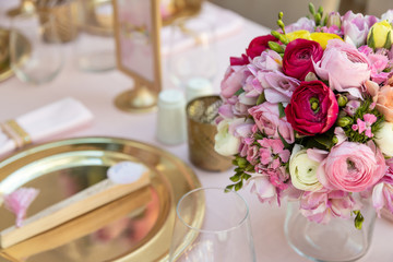 Baby shower dinner table 