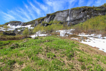 Spring trip in the mountains of northern Norway