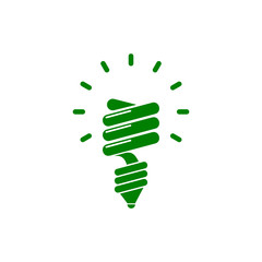 creative idea , business idea , light bulb, bulb, creative idea solution green color icon 