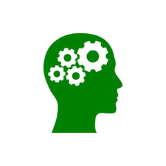 creative idea , business idea , light bulb, bulb, creative idea solution green color icon 