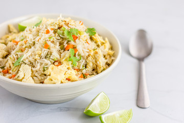 Egg Fried Rice Chinese Style, Oriental Cuisine, Chinese Food, Asian Food, Comfort Food.