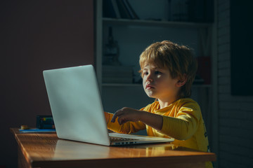 Portrait of Programmer Developer writes the source code of the software. Male worker concentrating...