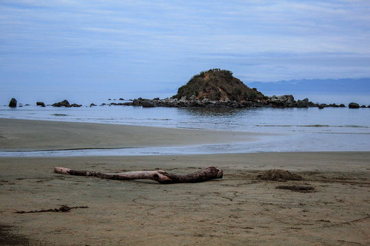 Monkey Island in Southland, South Island, New Zealand