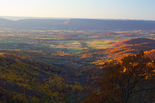 Shenandoah National Park In Autumn, Virginia