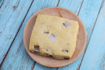 Gâteau sablé aux pépites de chocolat