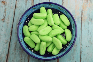 Bonbons bananes acidulés