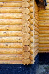 Сorner of a wooden house