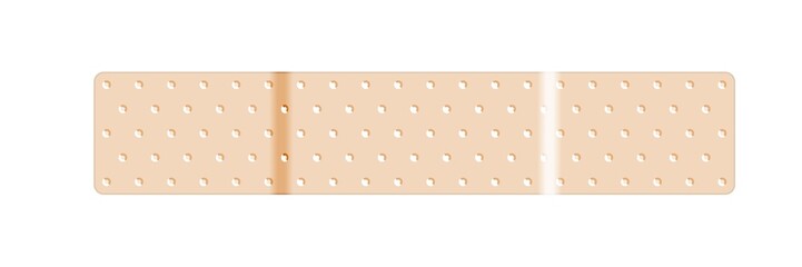 Beige adhesive bandage bandaid