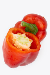 red pepper isolated on white background