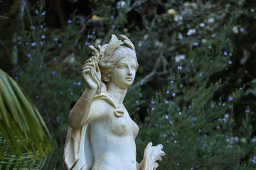 Marble sculpture of the Venus goddess